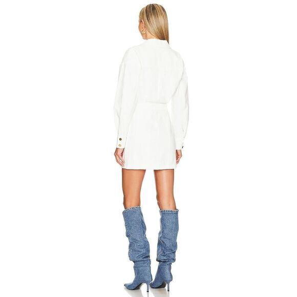 LOVERS & FRIENDS FRANKIE MINI DRESS BONE WHITE SIZE SMALL MSRP $228 - Picture 2 of 11
